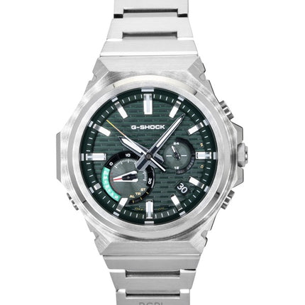 Reloj Casio G-Shock G-Steel analógico para hombre, con enlace para smartphone, acero inoxidable, esfera verde, solar, GST-B1000D-3A, 200 m