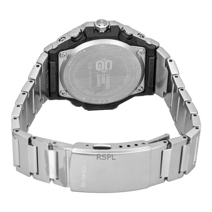 Reloj Casio G-Shock G-Steel analógico para hombre, con enlace para smartphone, acero inoxidable, esfera verde, solar, GST-B1000D-3A, 200 m