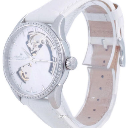 Hamilton Jazzmaster Open Heart Diamond Accents Automatic H32205890 Reloj para mujer