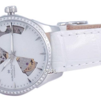 Hamilton Jazzmaster Open Heart Diamond Accents Automatic H32205890 Reloj para mujer