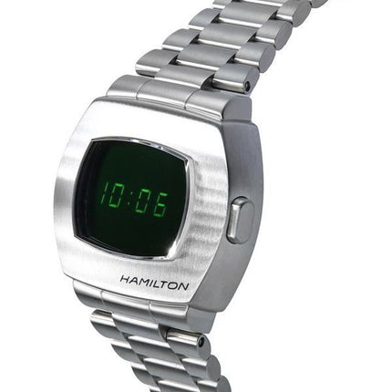 Hamilton PSR American Classic Reloj digital de cuarzo de acero inoxidable H52414131 100M para hombre