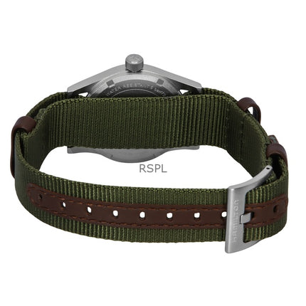 Reloj unisex Hamilton Khaki Field con correa textil y esfera negra de cuarzo H69301930