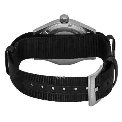 Reloj unisex Hamilton Khaki Field con correa textil y esfera negra de cuarzo H69401430