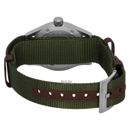 Reloj unisex Hamilton Khaki Field con correa textil y esfera blanca de cuarzo H69401910