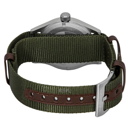 Reloj unisex Hamilton Khaki Field con correa textil y esfera negra de cuarzo H69401930