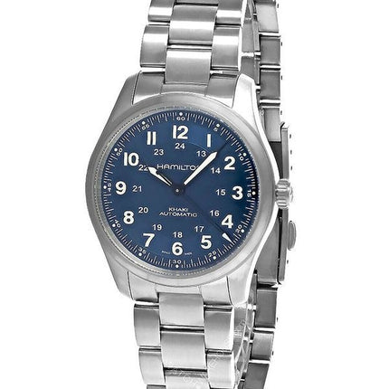 Hamilton Khaki Field Titanium Blue Dial Reloj automático para hombre H70205140 100M