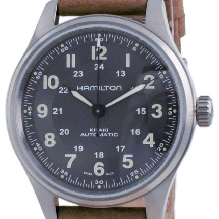 Hamilton Khaki Field Automatic Titanium Black Dial H70545550 100M Reloj para hombre