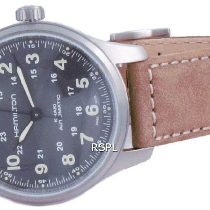 Hamilton Khaki Field Automatic Titanium Black Dial H70545550 100M Reloj para hombre