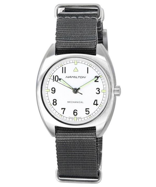 Hamilton Khaki Aviation Pilot Pioneer Silver Dial Mecánico H76419951 100M Reloj Unisex