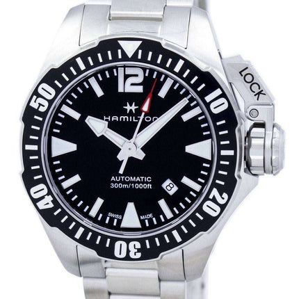 Hamilton Khaki Navy Frogman automático H77605135 Watch de Men