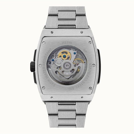 Reloj automático Ingersoll The ChTodosnger de acero inoxidable con esfera plateada y esqueleto para hombre I12310