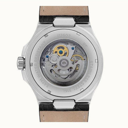 Reloj Ingersoll The Catalina con correa de cuero y esfera esqueleto negra automático I12502 para hombre