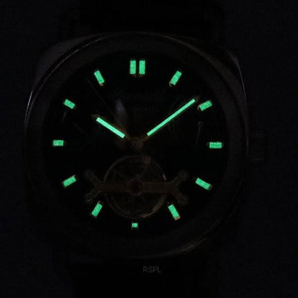 Ingersoll The Nashville correa de cuero azul corazón abierto Dial automático I13001 Watch de Men es