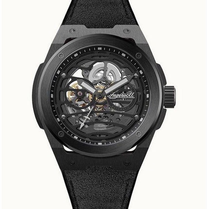 Ingersoll The Springfield Reloj automático para hombre con esfera esqueleto negra I15201