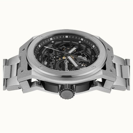 Reloj automático Ingersoll The Springfield de acero inoxidable con esfera esqueletizada negra I15203 para hombre