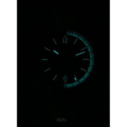 Reloj de cuarzo Iron Annie Flight Control con doble horario y correa de cuero y esfera negra 51482 para hombre