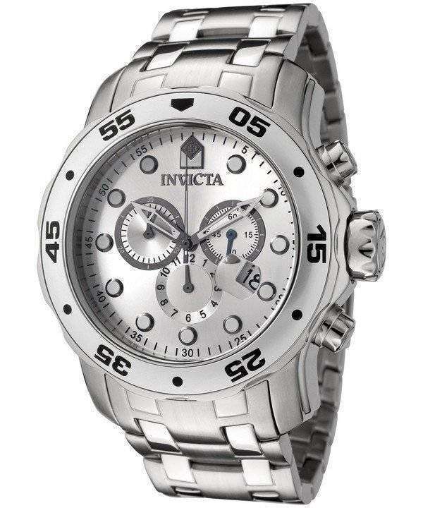 Reloj Invicta Pro Diver Cuarzo Cronógrafo Dial de plata INV0071/0071 de los hombres
