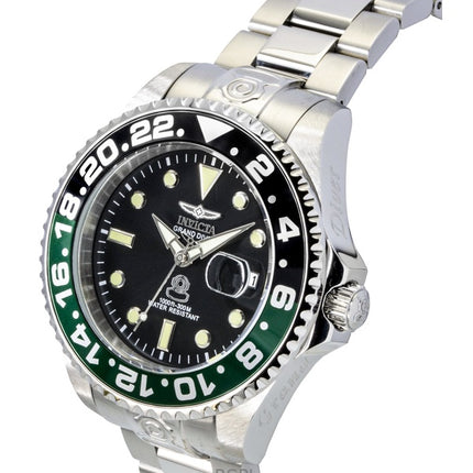 Reloj Invicta Pro Diver de acero inoxidable con esfera negra, cuarzo, 21866, 300 m, para hombre