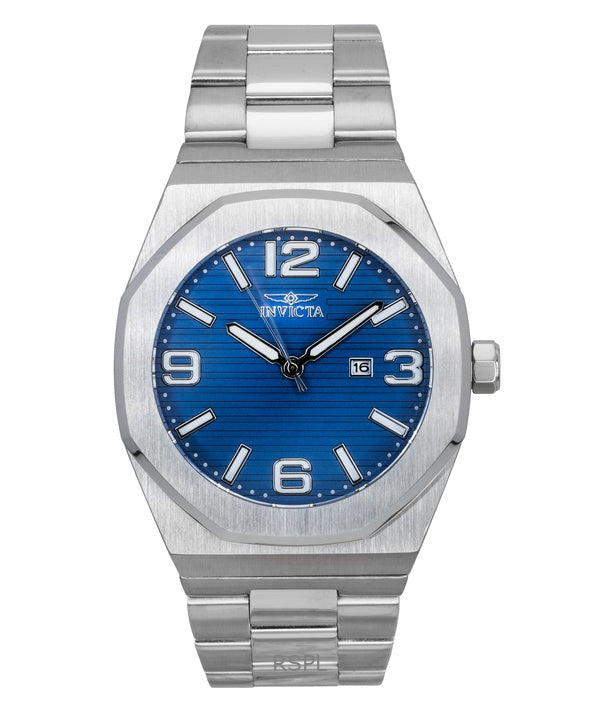Reloj Invicta Huracan de acero inoxidable con esfera azul de cuarzo 45778 100M para hombre