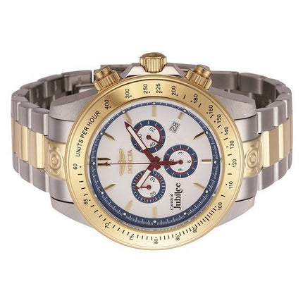 Reloj para hombre Invicta Cruiseline Chronograph Edición limitada con esfera blanca y cuarzo Diver',s 46145 200M