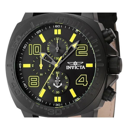 Reloj para hombre Invicta Ocean Voyage cronógrafo con correa de nailon y esfera negra de cuarzo 46287