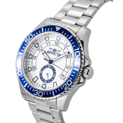 Reloj Invicta Pro Diver de acero inoxidable con esfera blanca de cuarzo 47124 para hombre