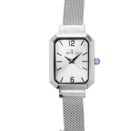 Reloj Invicta Angel de acero inoxidable con esfera plateada de cuarzo 48150 para mujer