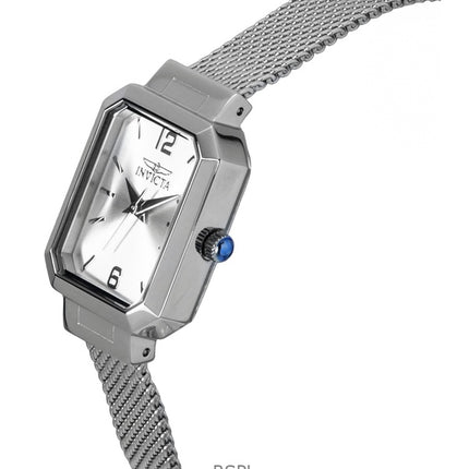 Reloj Invicta Angel de acero inoxidable con esfera plateada de cuarzo 48150 para mujer