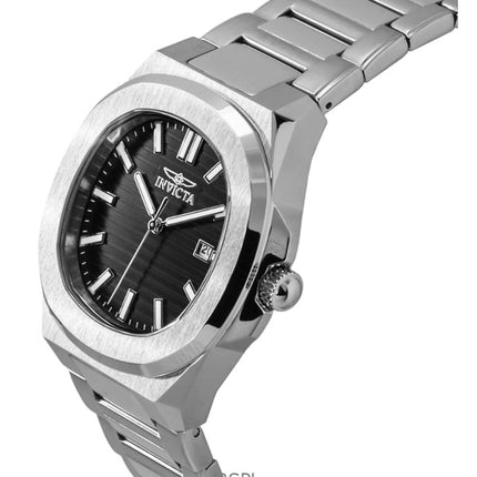 Reloj Invicta Speedway de acero inoxidable con esfera negra de cuarzo 48319 para hombre