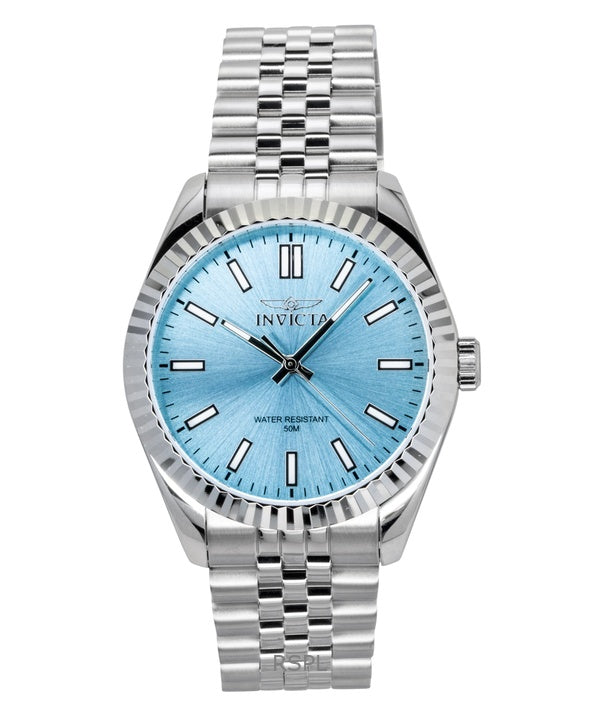 Reloj Invicta Specialty de acero inoxidable con esfera azul Tiffany de cuarzo 48906 para hombre