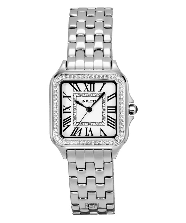 Reloj Invicta Angel de acero inoxidable con esfera plateada de cuarzo 48994 para mujer
