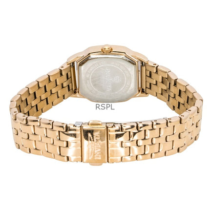 Reloj Invicta Wildflower de cuarzo con esfera plateada y acero inoxidable en tono oro rosa 49039 para mujer