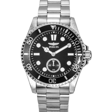 Reloj Invicta Pro Diver de acero inoxidable con esfera negra de cuarzo 49421 100M para hombre