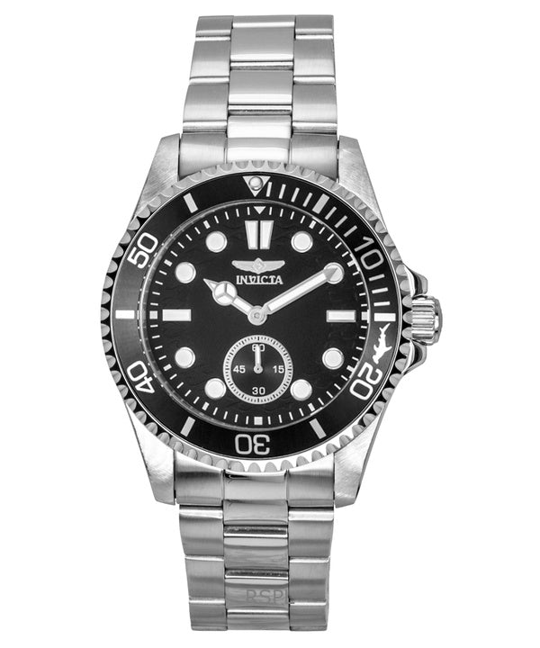 Reloj Invicta Pro Diver de acero inoxidable con esfera negra de cuarzo 49421 100M para hombre
