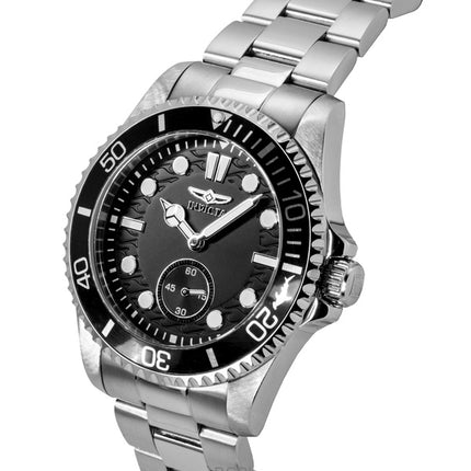 Reloj Invicta Pro Diver de acero inoxidable con esfera negra de cuarzo 49421 100M para hombre