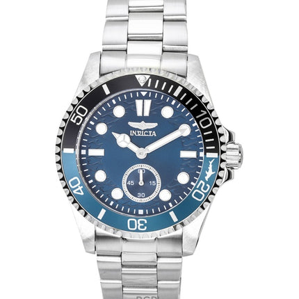 Reloj Invicta Pro Diver de acero inoxidable con esfera azul y bisel Batman de cuarzo 49432 100M para hombre
