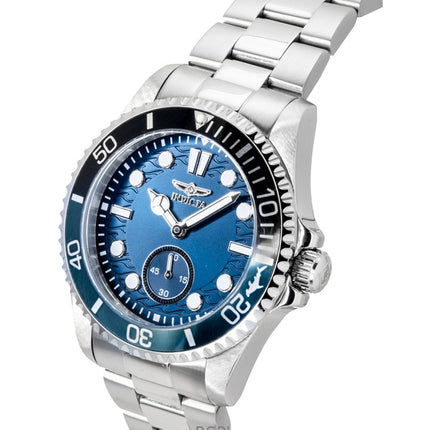 Reloj Invicta Pro Diver de acero inoxidable con esfera azul y bisel Batman de cuarzo 49432 100M para hombre