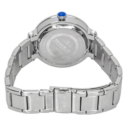 Reloj Invicta Bolt de acero inoxidable con esfera de cristal morado claro de cuarzo 49814 100M para mujer