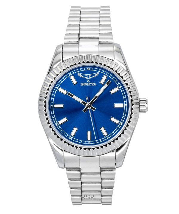 Reloj Invicta Specialty de acero inoxidable con esfera azul de cuarzo 69015 para hombre