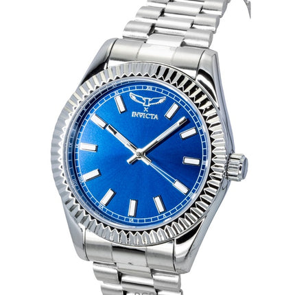 Reloj Invicta Specialty de acero inoxidable con esfera azul de cuarzo 69015 para hombre