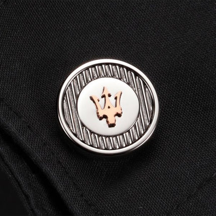 Maserati Jewels Stainless Steel Cufflinks JM121ATK14 For Men