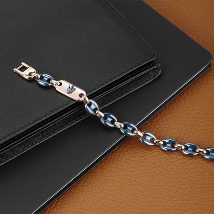 Maserati Jewels Stainless Steel And Ceramic Bracelet JM422ATZ17 For Men