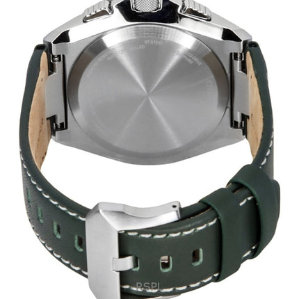 Reloj Citizen Promaster Skyhawk AT con calendario perpetuo, cronógrafo, esfera verde, Eco-Drive, para buceo, 200 m, JY8147-01X, para hombre
