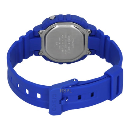 Reloj Casio Youth Digital con correa de resina de cuarzo LA-20WH-2A para mujer