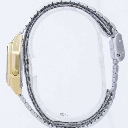 Reloj Casio Digital cuarzo acero inoxidable iluminador LA680WGA-1BDF LA680WGA-1B de la mujer