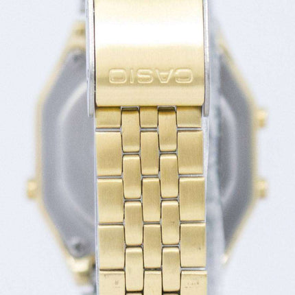 Reloj Casio Digital cuarzo acero inoxidable iluminador LA680WGA-1BDF LA680WGA-1B de la mujer