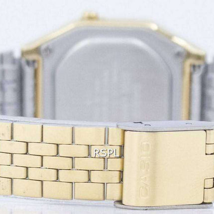 Reloj Casio Digital cuarzo acero inoxidable iluminador LA680WGA-1BDF LA680WGA-1B de la mujer