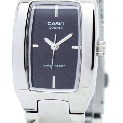 Casio Enticer analógico Dial negro LTP-1165A-1CDF LTP-1165A - 1C reloj de mujeres