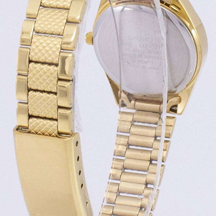 Reloj Casio analógico cuarzo dorado esfera blanca LTP-1274G-7ADF LTP-1274G-7A de la mujer