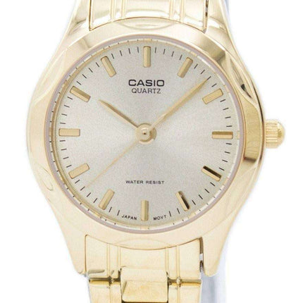 Reloj Casio analógico cuarzo dorado esfera LTP-1275G-9ADF LTP-1275G-9A de la mujer